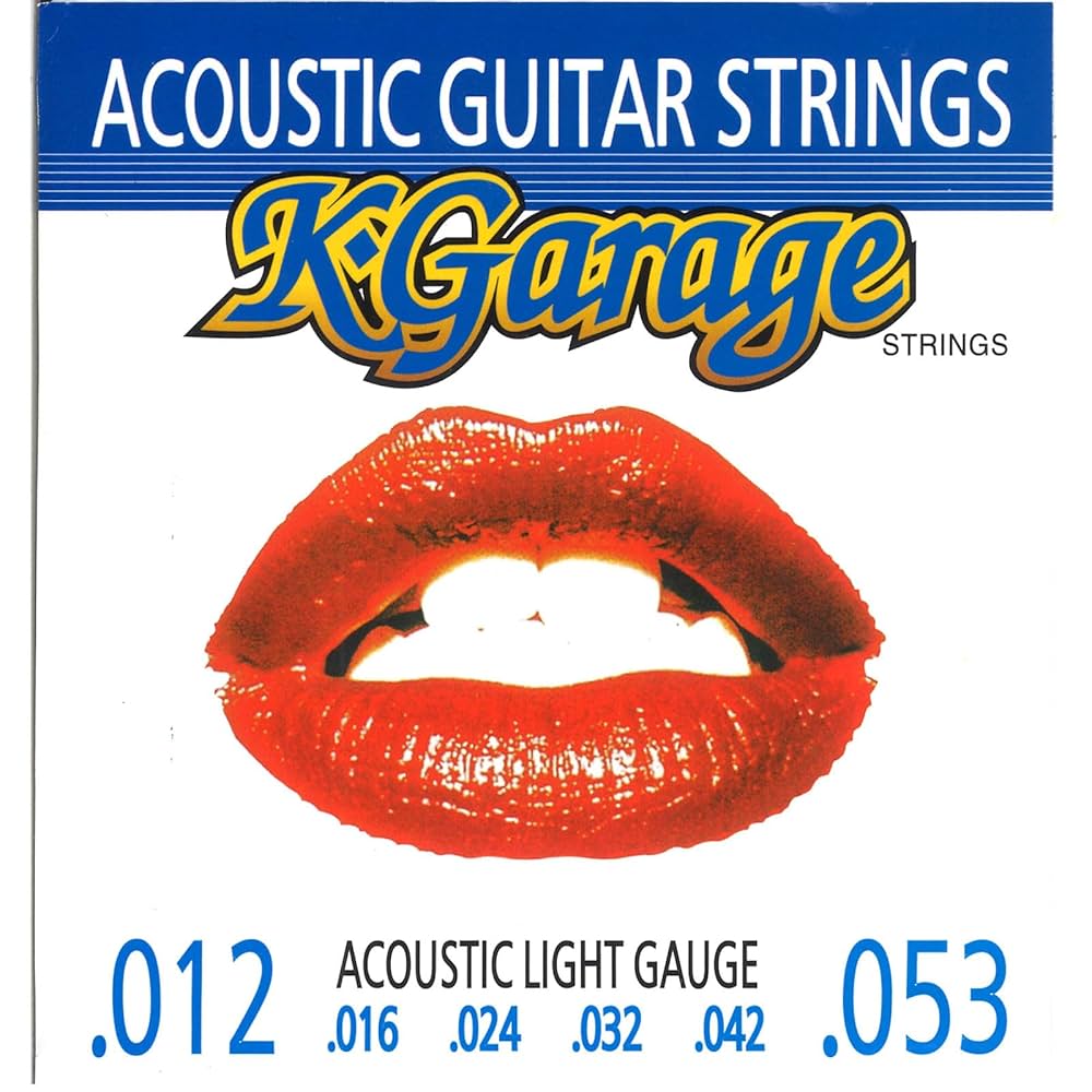 激鳴り　K garageグリーンサンバースト　アコースティックギター　アコギ Amazon.co.jp: K-GARAGE アコギ弦 A/G .012-.053 ライトゲージ